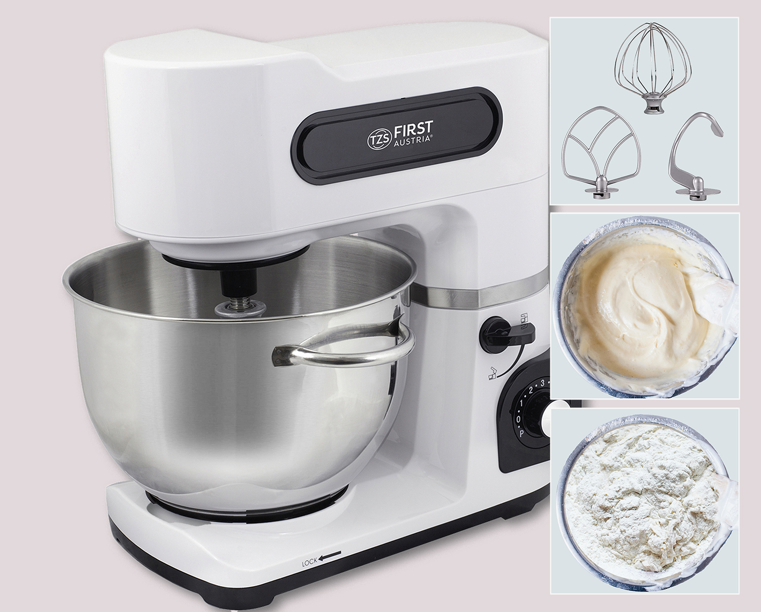 Professional Food Processor | Dough Mixer | 1500 W | 6 L