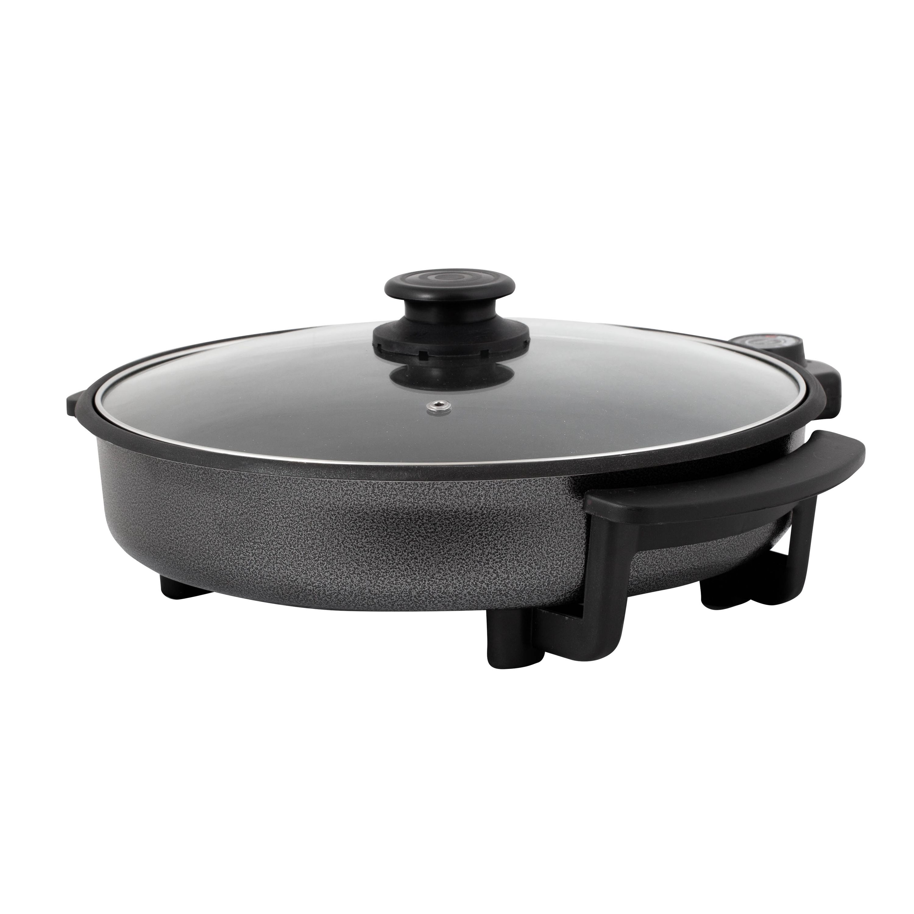 Pizza pan | 1500 W | glass lid