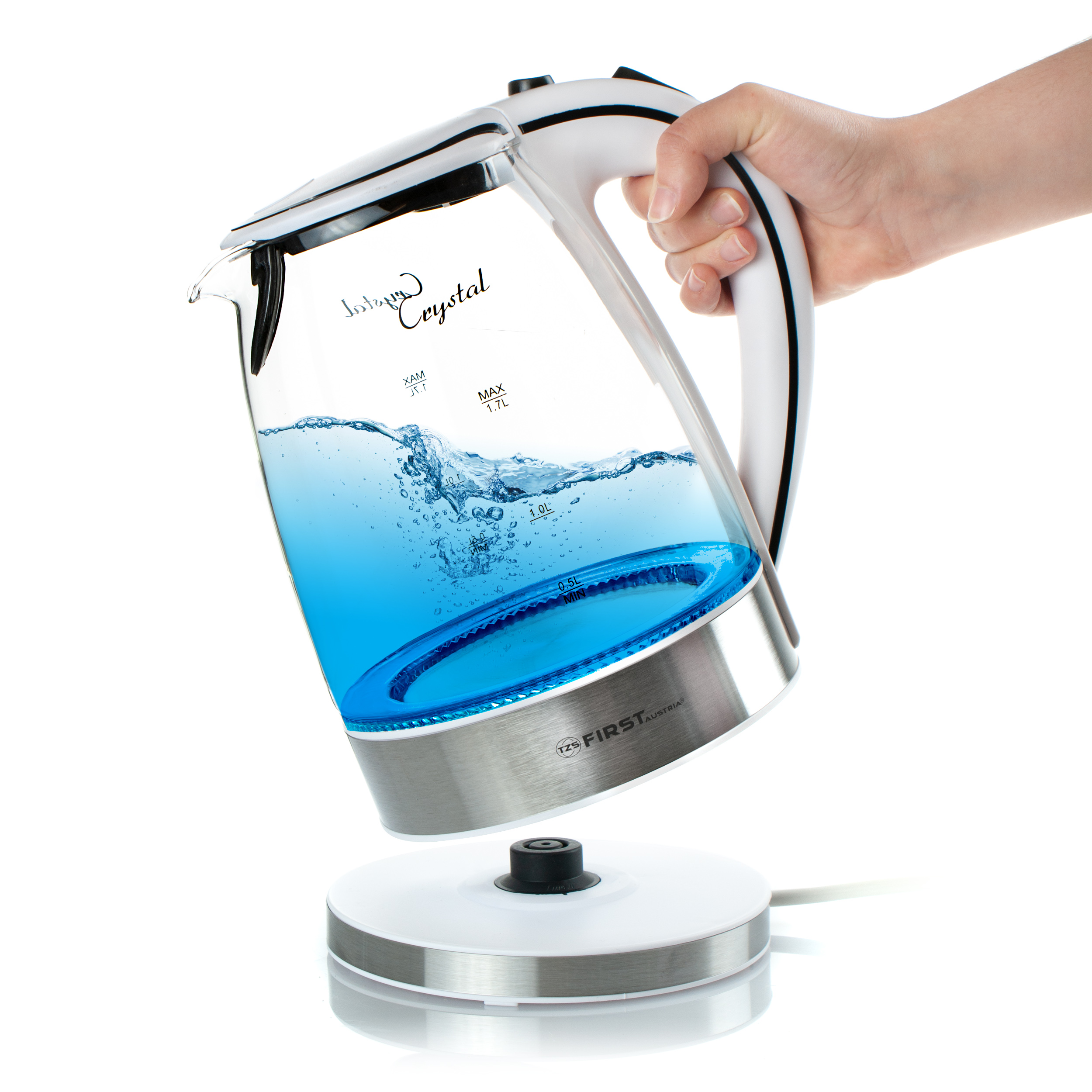 Glass kettle 2200 watts | 1.7 liters