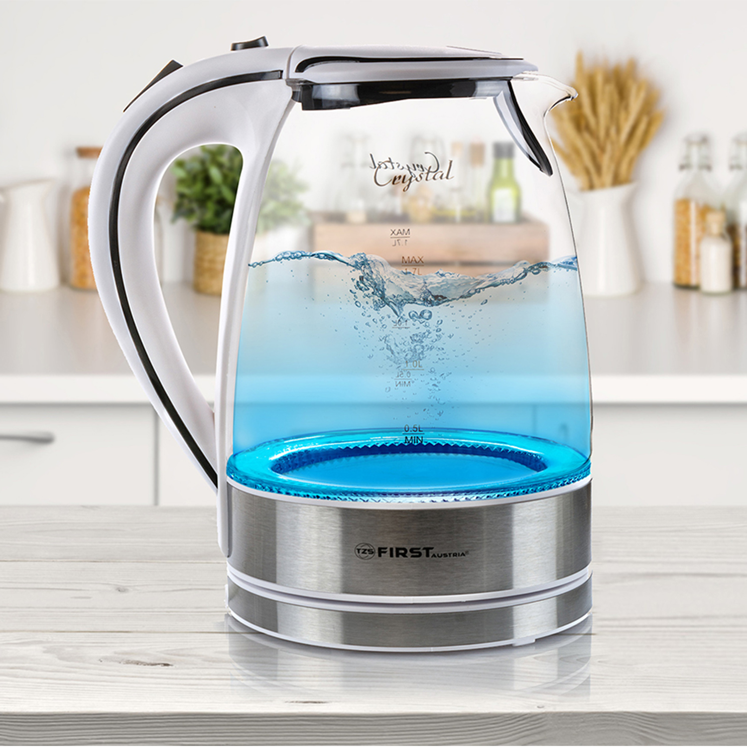 Glaswasserkocher 2200 Watt | 1,7 Liter