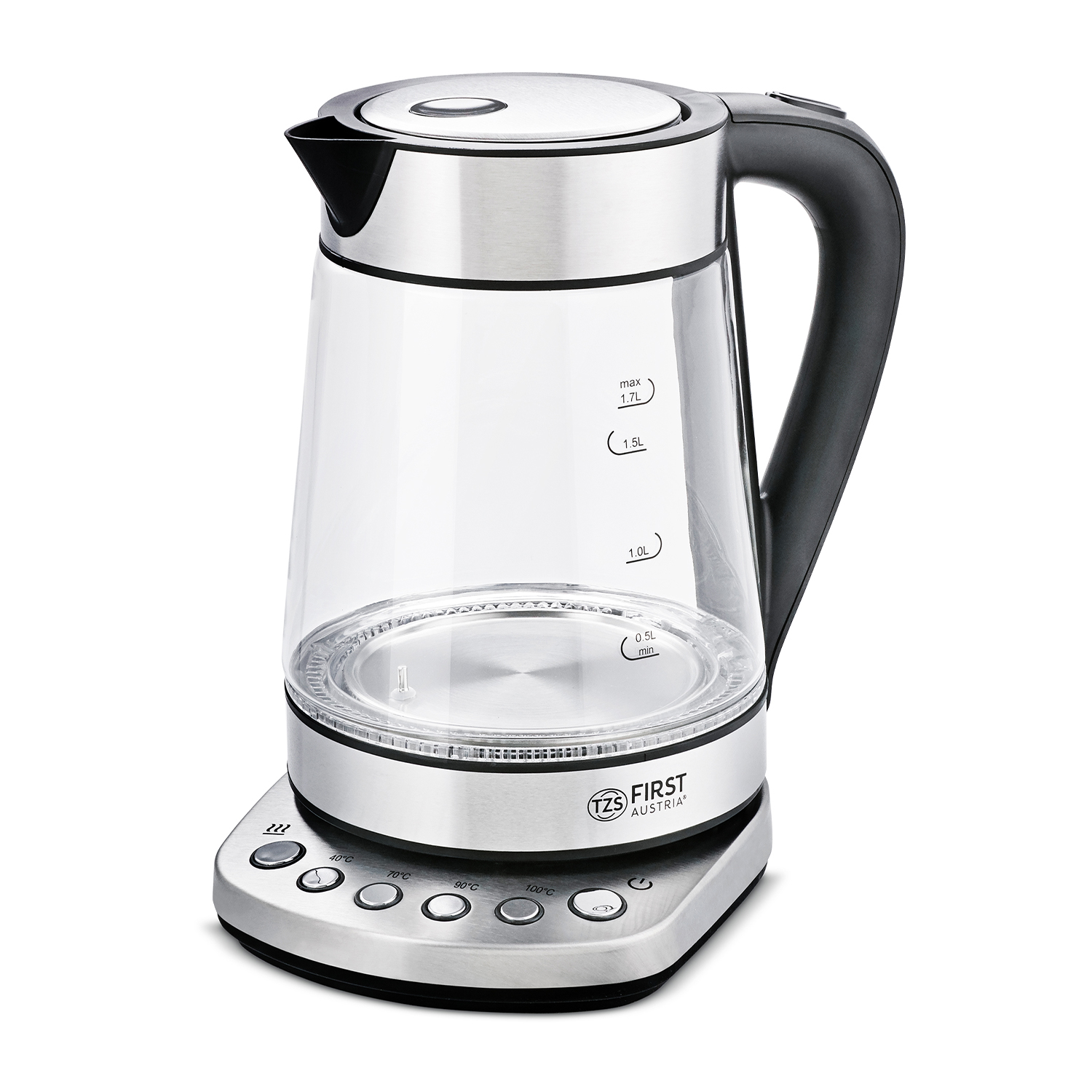 Glass kettle 2200 watts | Adjustable temp.