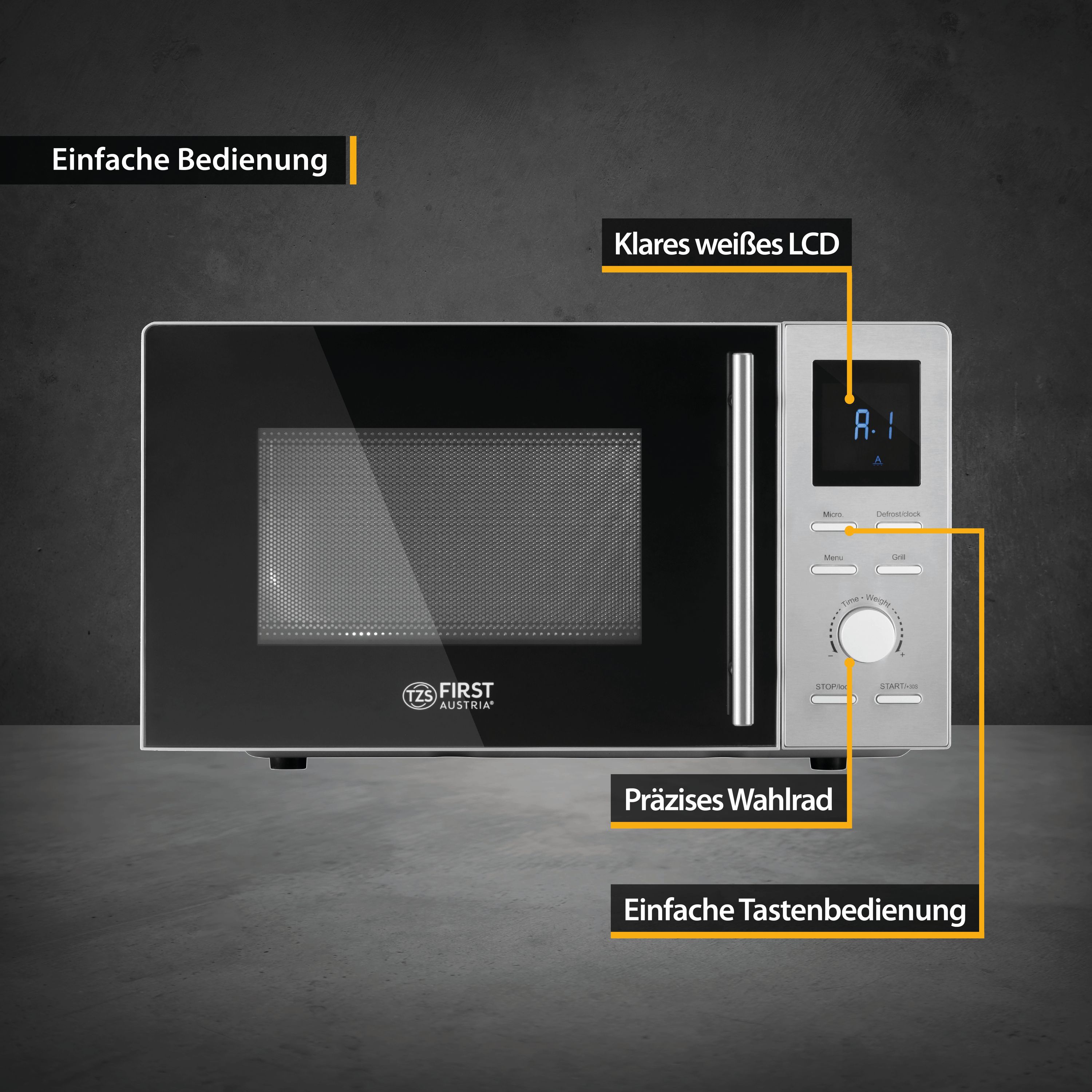 Microwave 20 liters | Digital: 700 watts | Grill: 900 watts