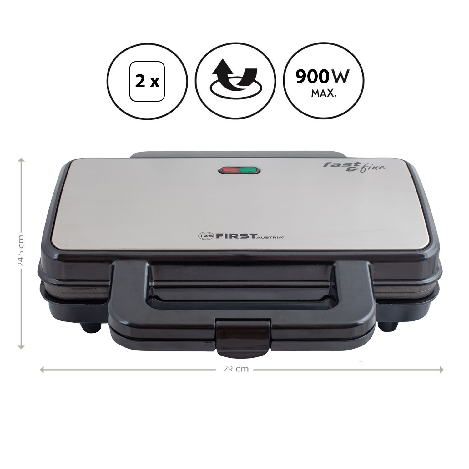 Sandwich Maker 900 watts | XL plates