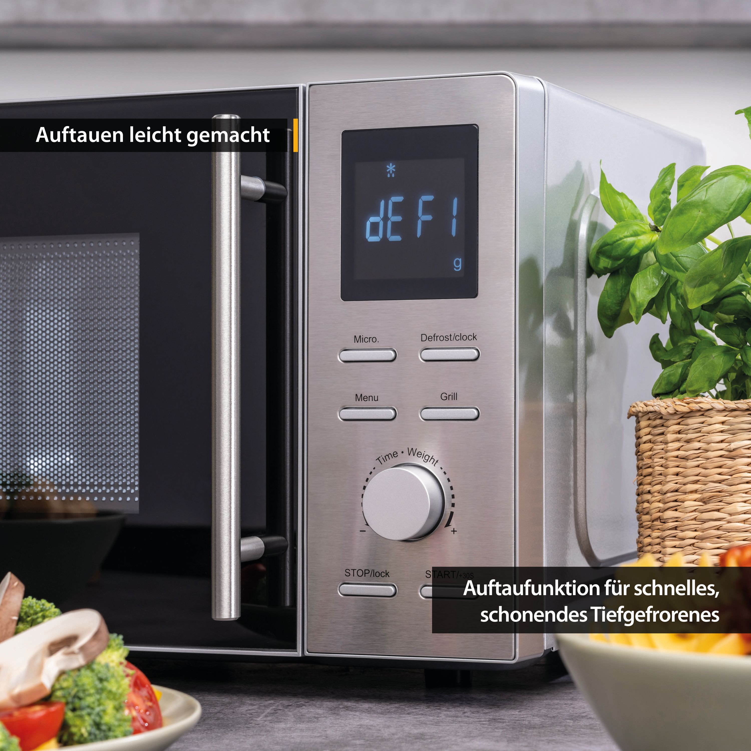 Microwave 20 liters | Digital: 700 watts | Grill: 900 watts