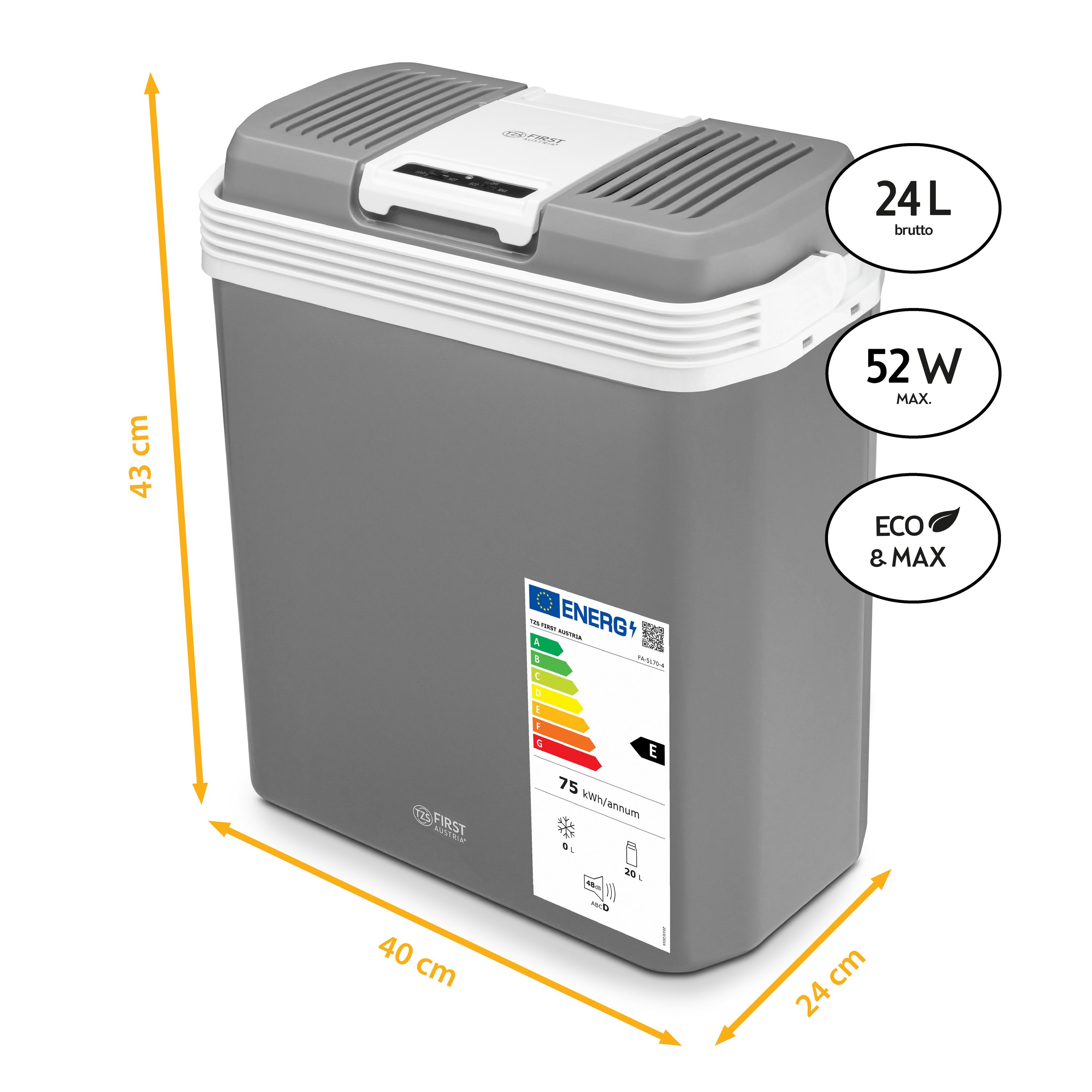 Thermoelectric cool box | 24 liters