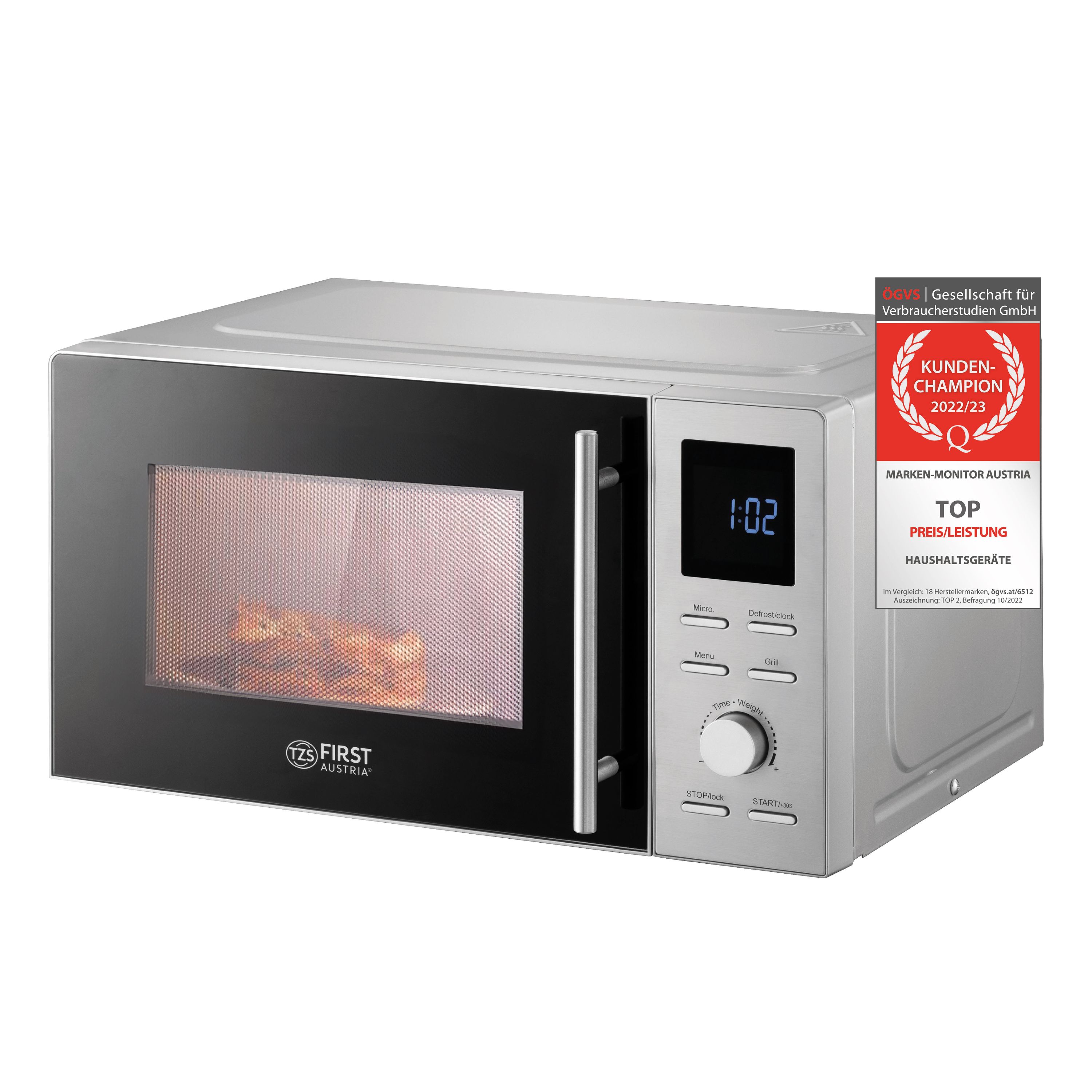 Microwave 20 liters | Digital: 700 watts | Grill: 900 watts