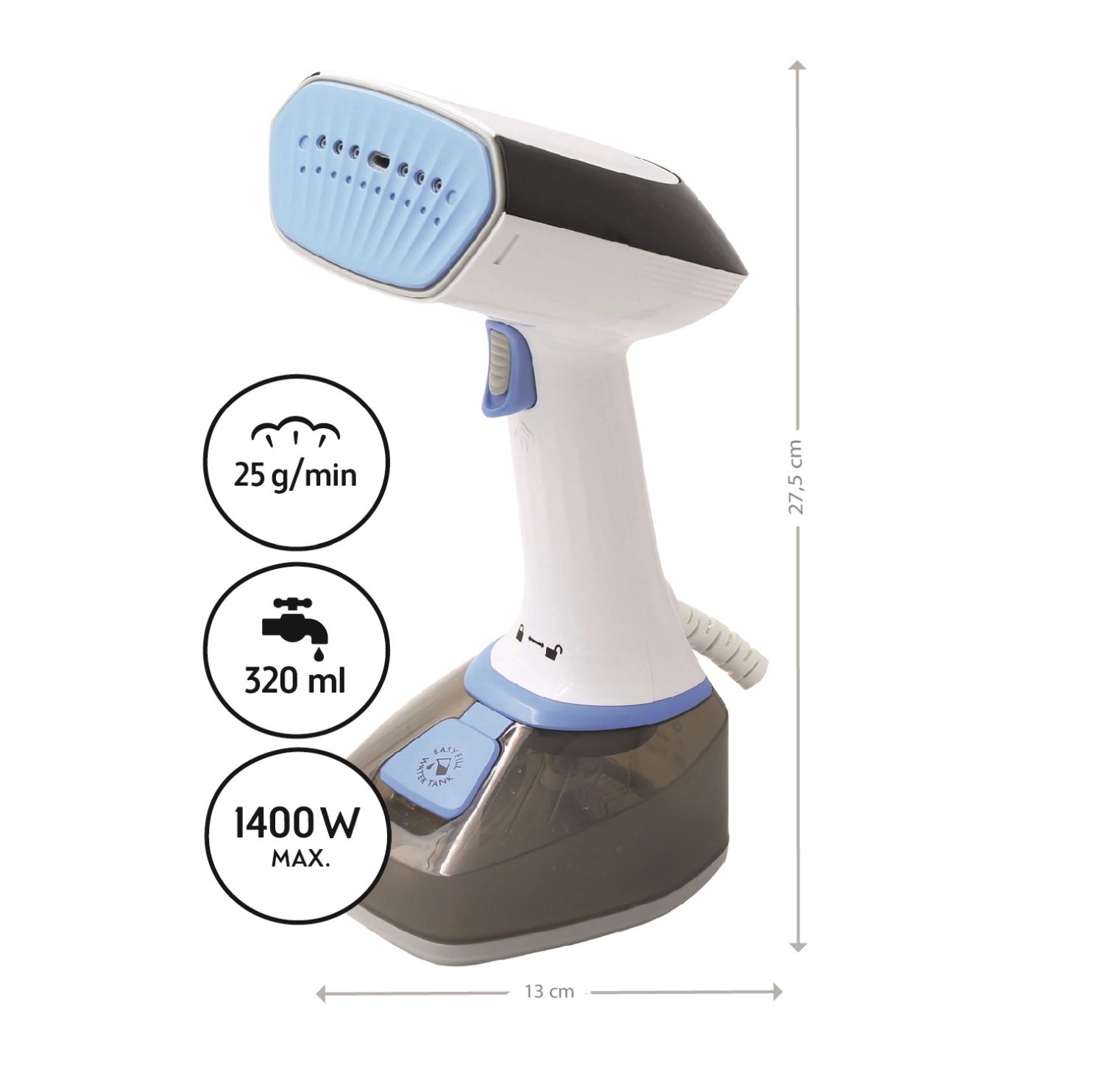 Steam brush | foldable or variable steam supply