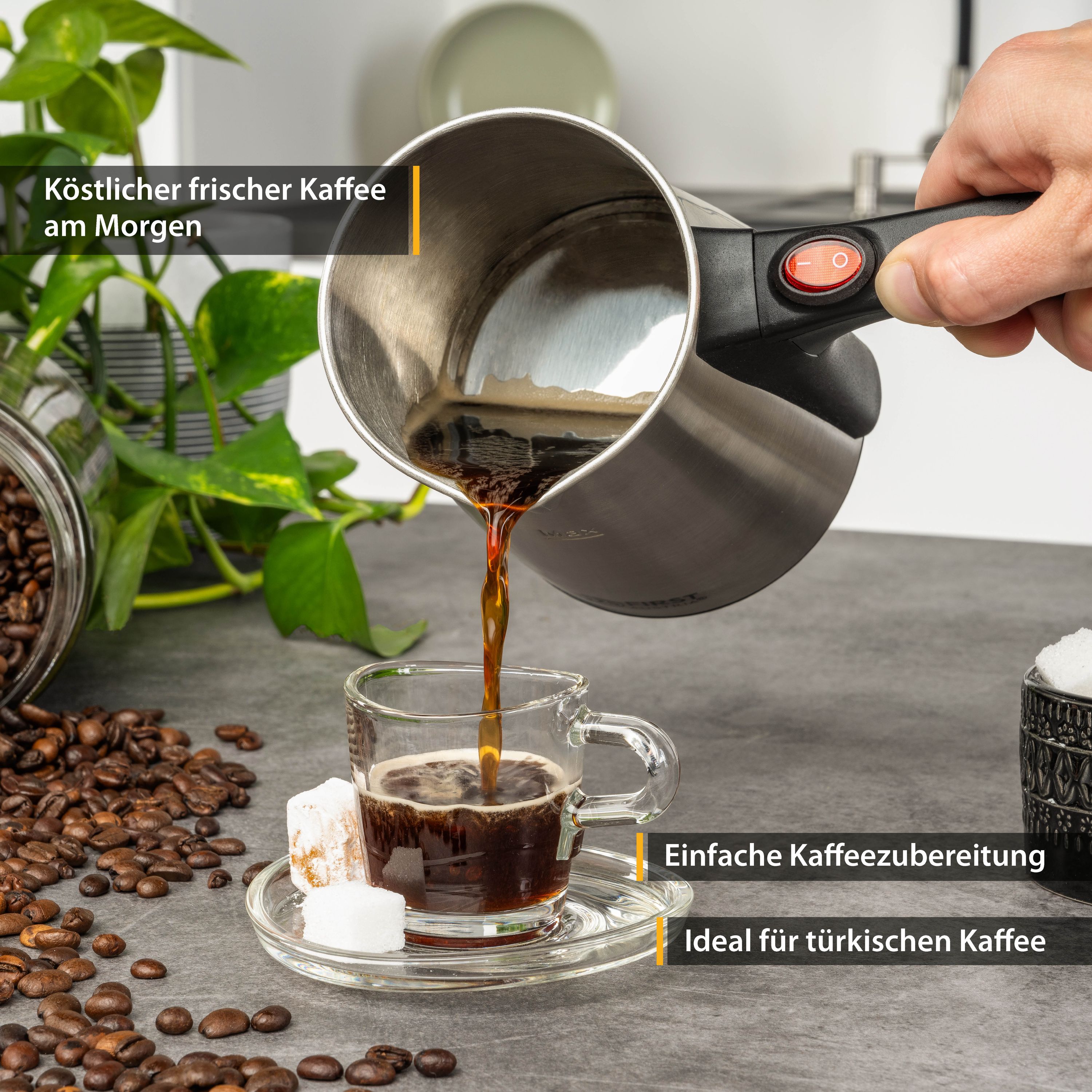 Elektrischer Kaffeekocher | 0,35 L 