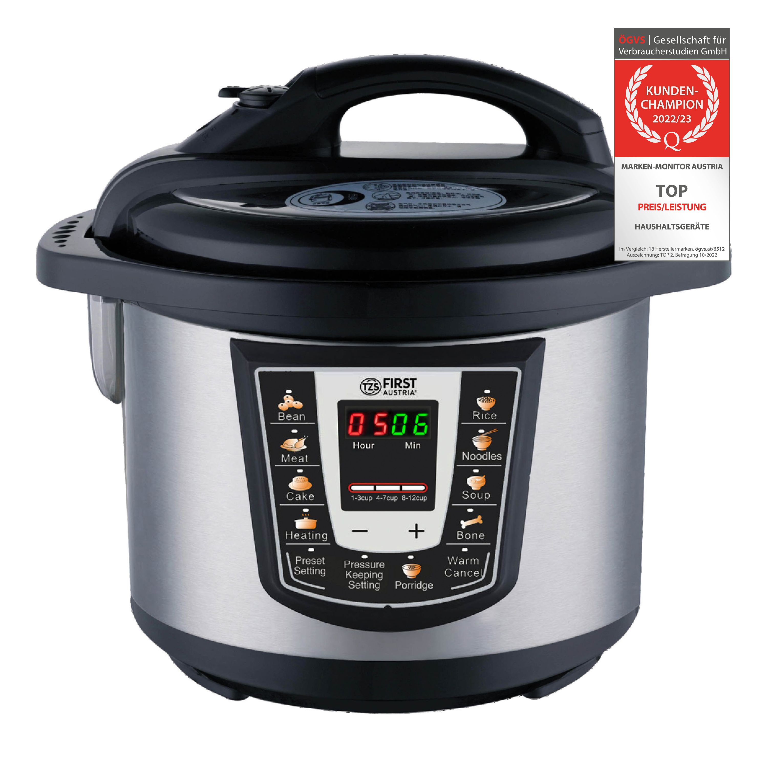 Pressure cooker electronic | 6 litres