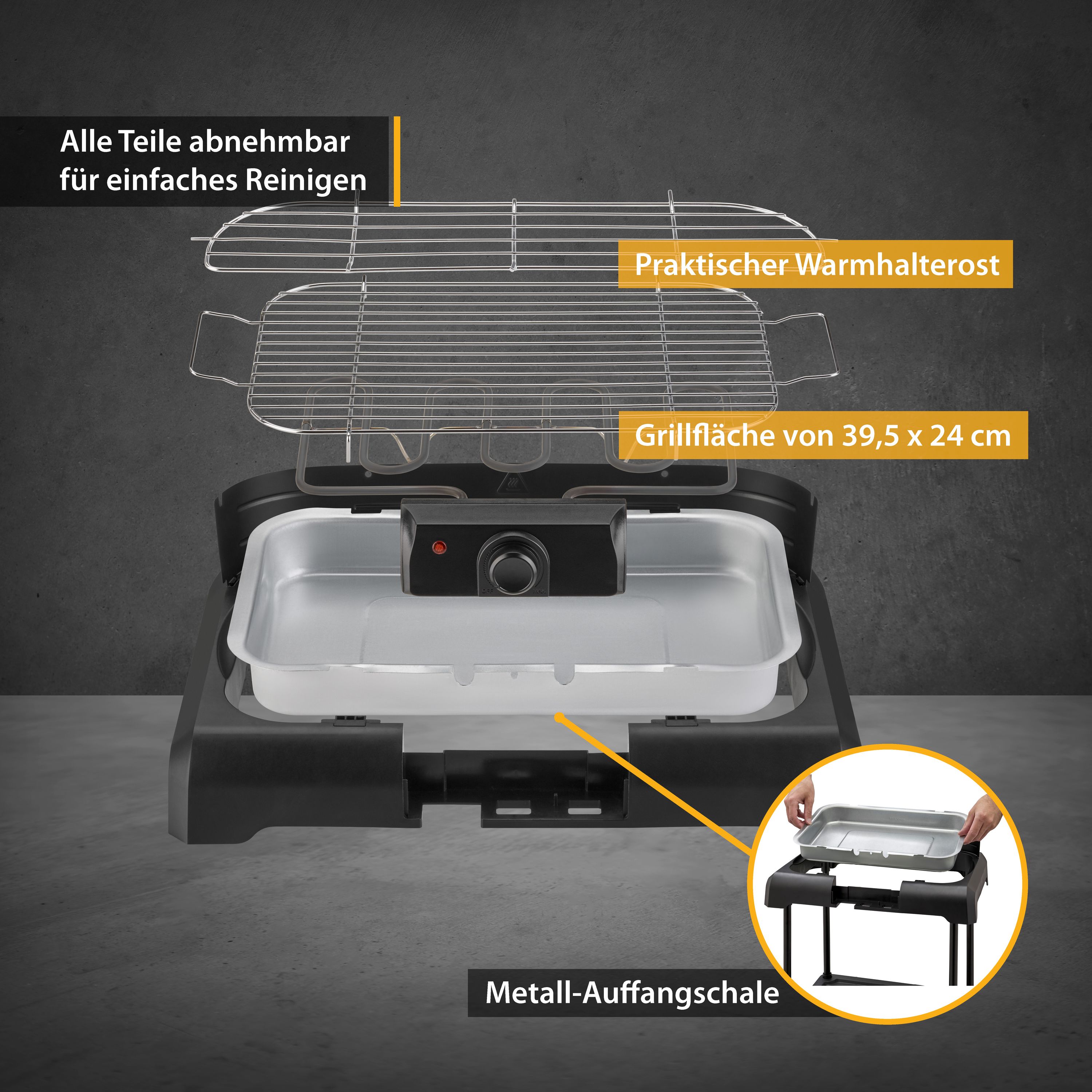 Standing grill | 2000 watts