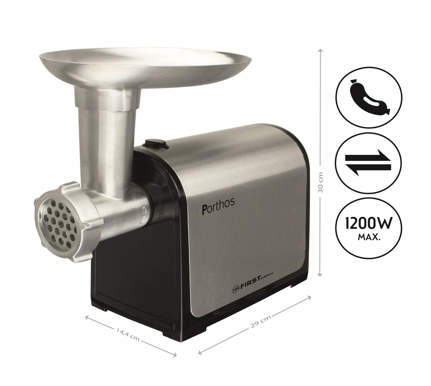 Meat grinder | 1200W | stainless steel