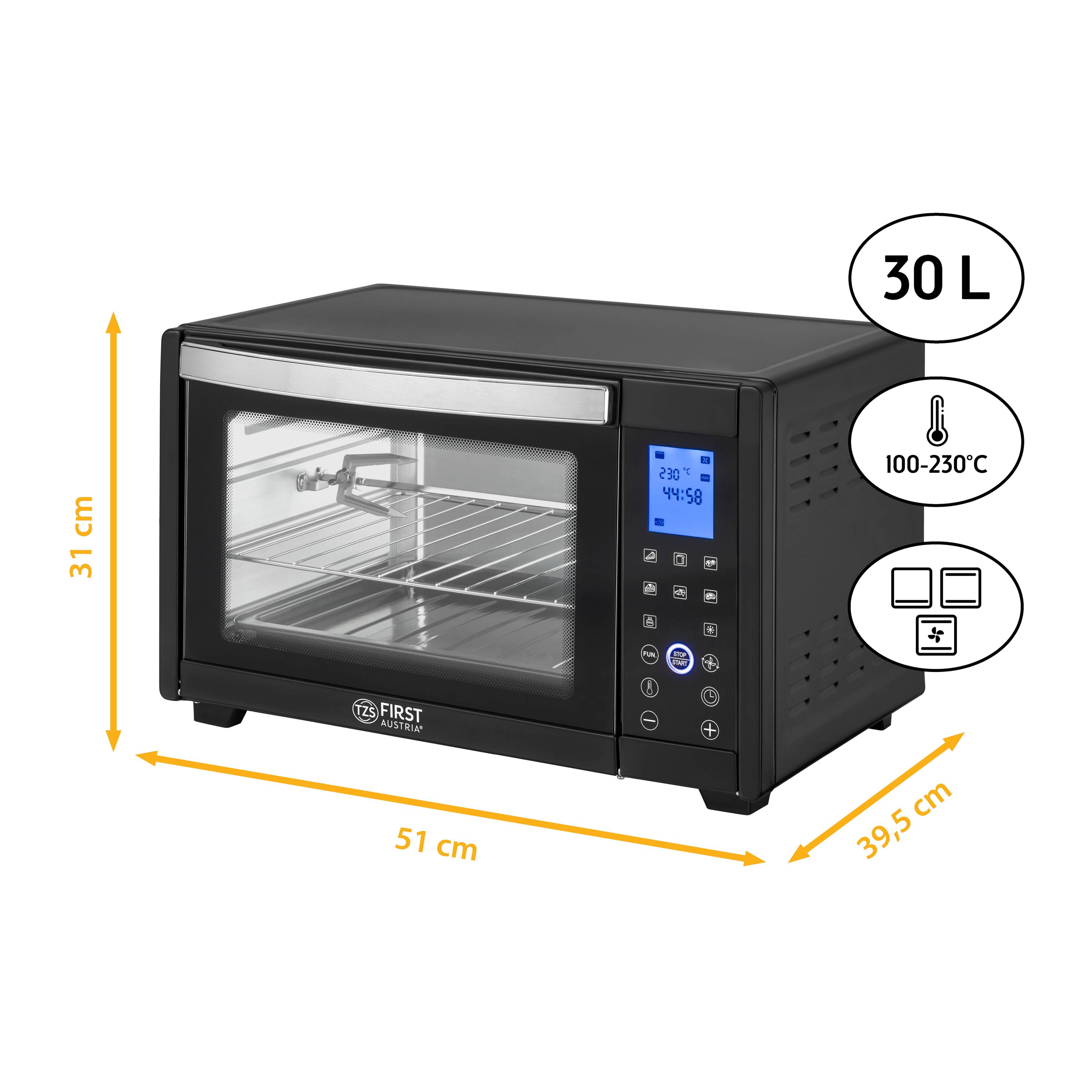 Mini oven | capacity 30L or 35L 