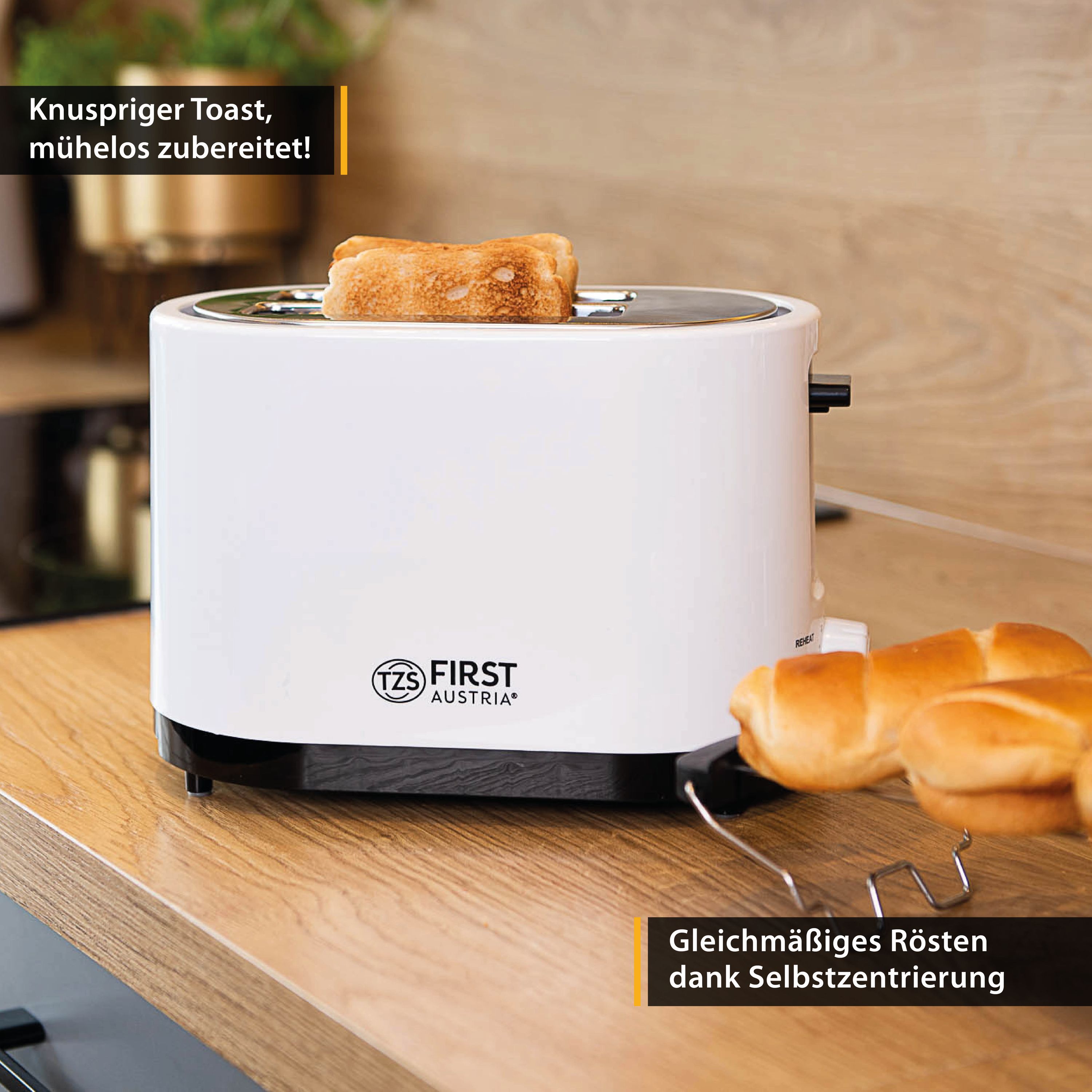 Toaster Short and long slot 750 W 2 Scheiben FA53683