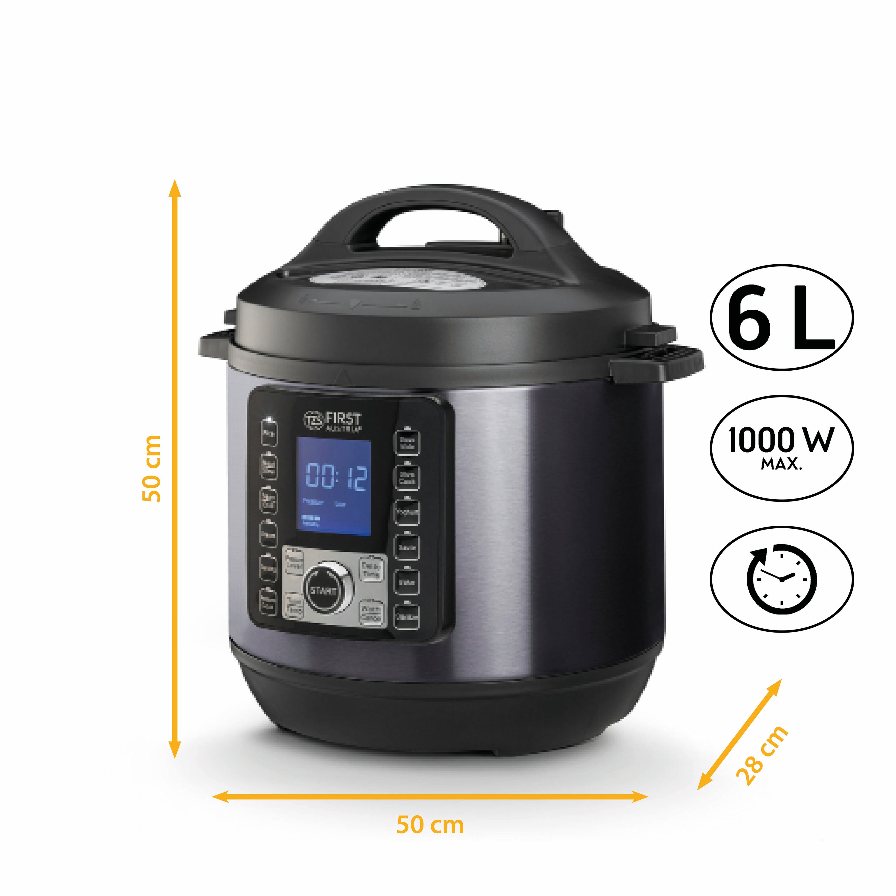 Pressure cooker electronic | 6 litres