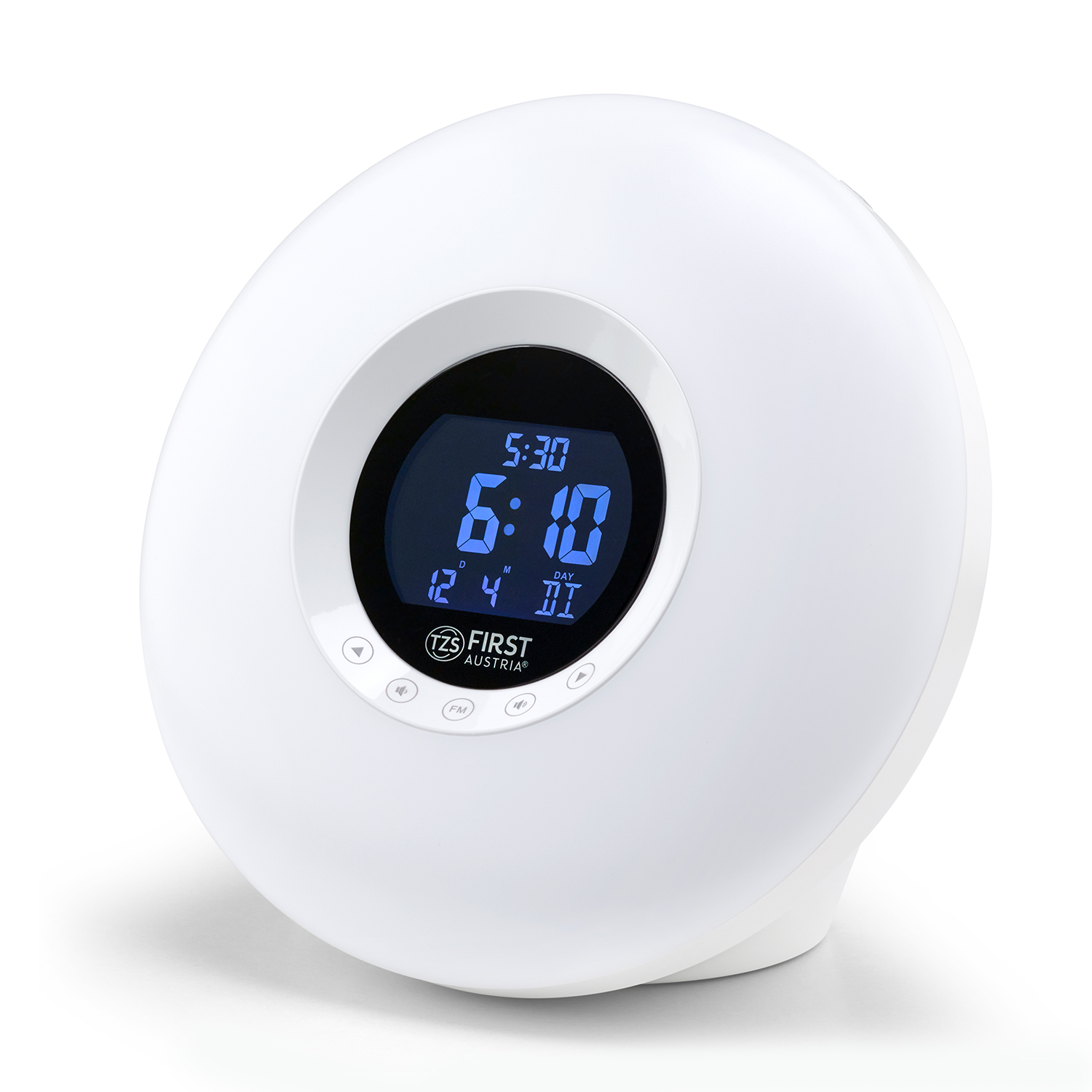 Light alarm clock with radio | wake-up light | 8-colour light