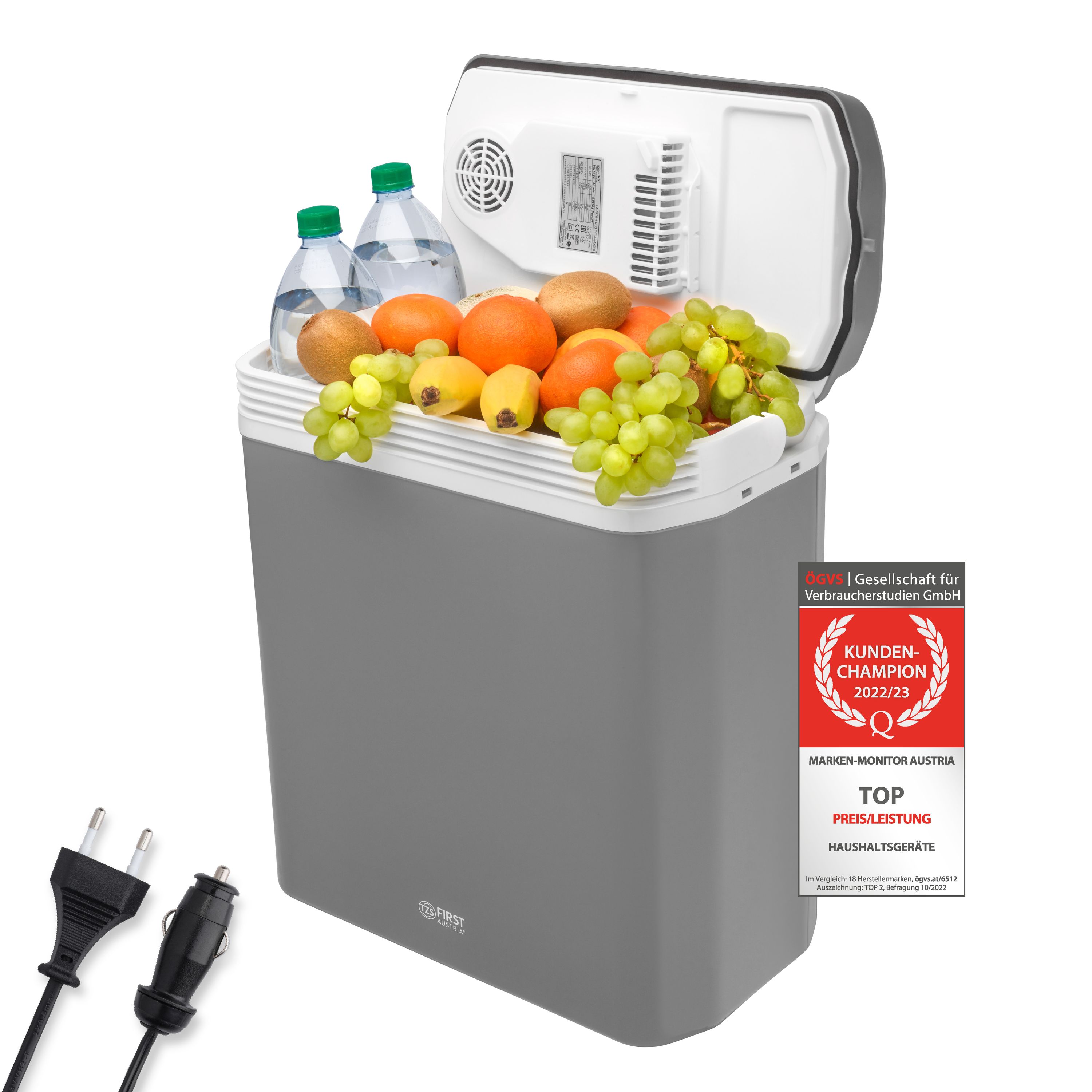 Elektrische Kühlbox | 24 Liter | Grau