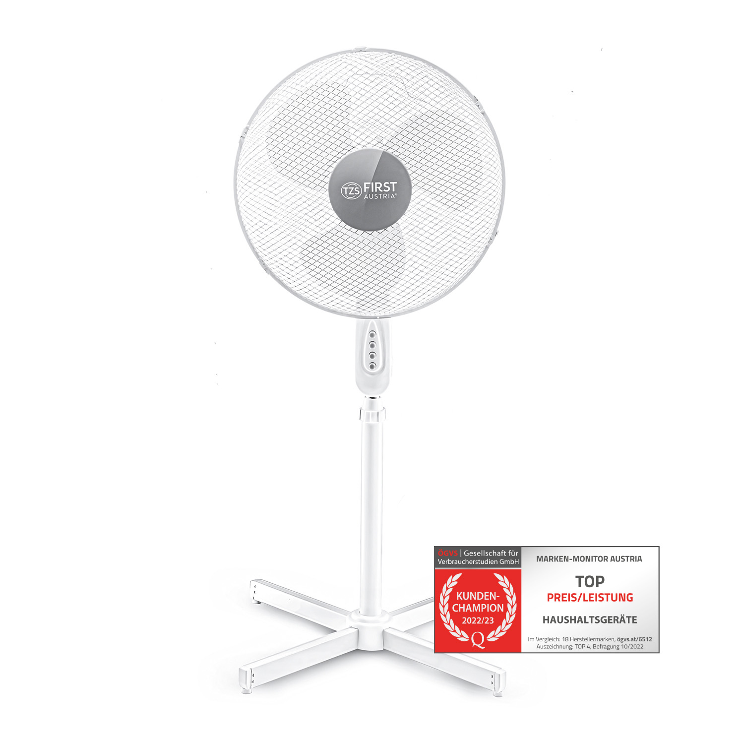 Stand fan 50 watts | 3 steps