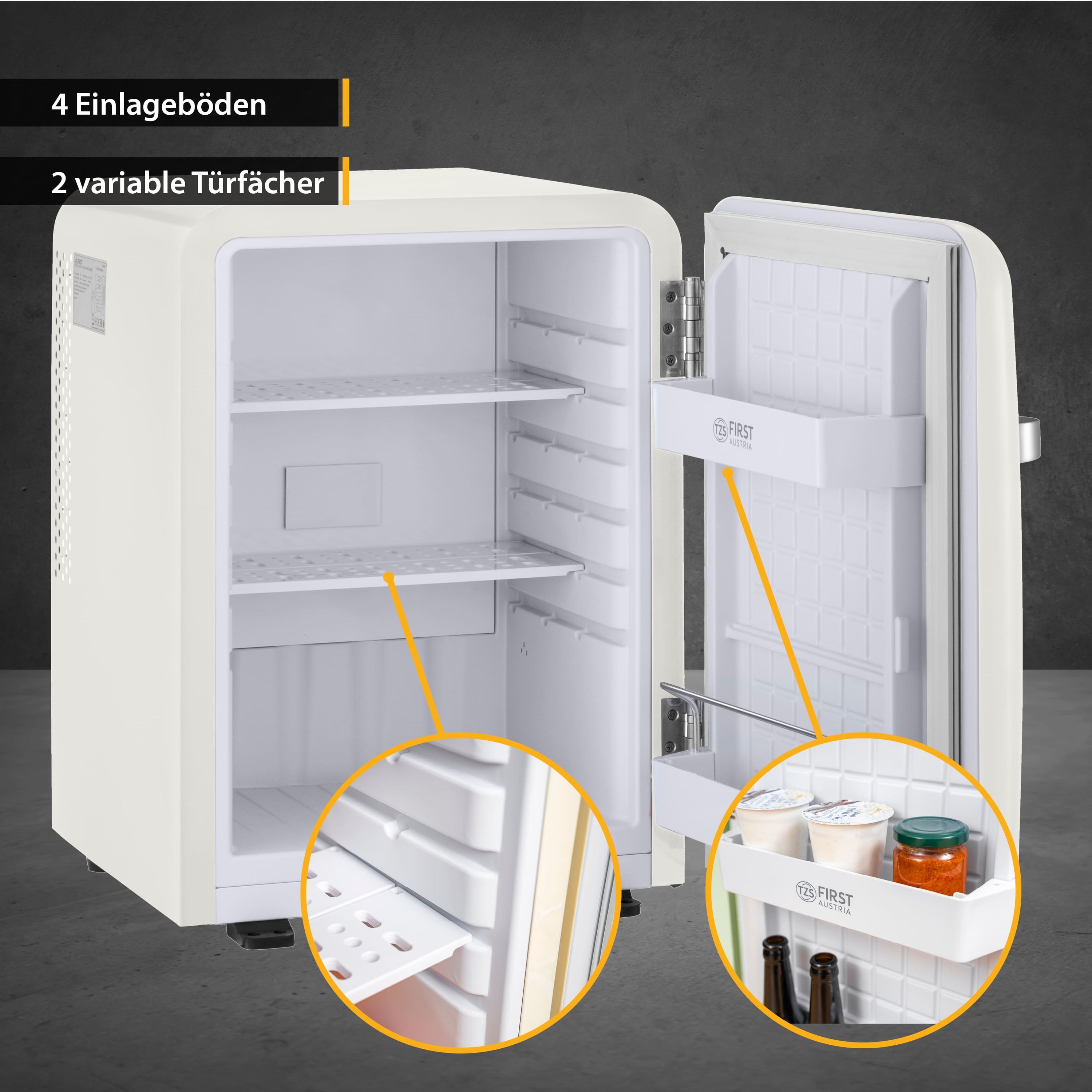 Minikühlschrank 40L | Creme