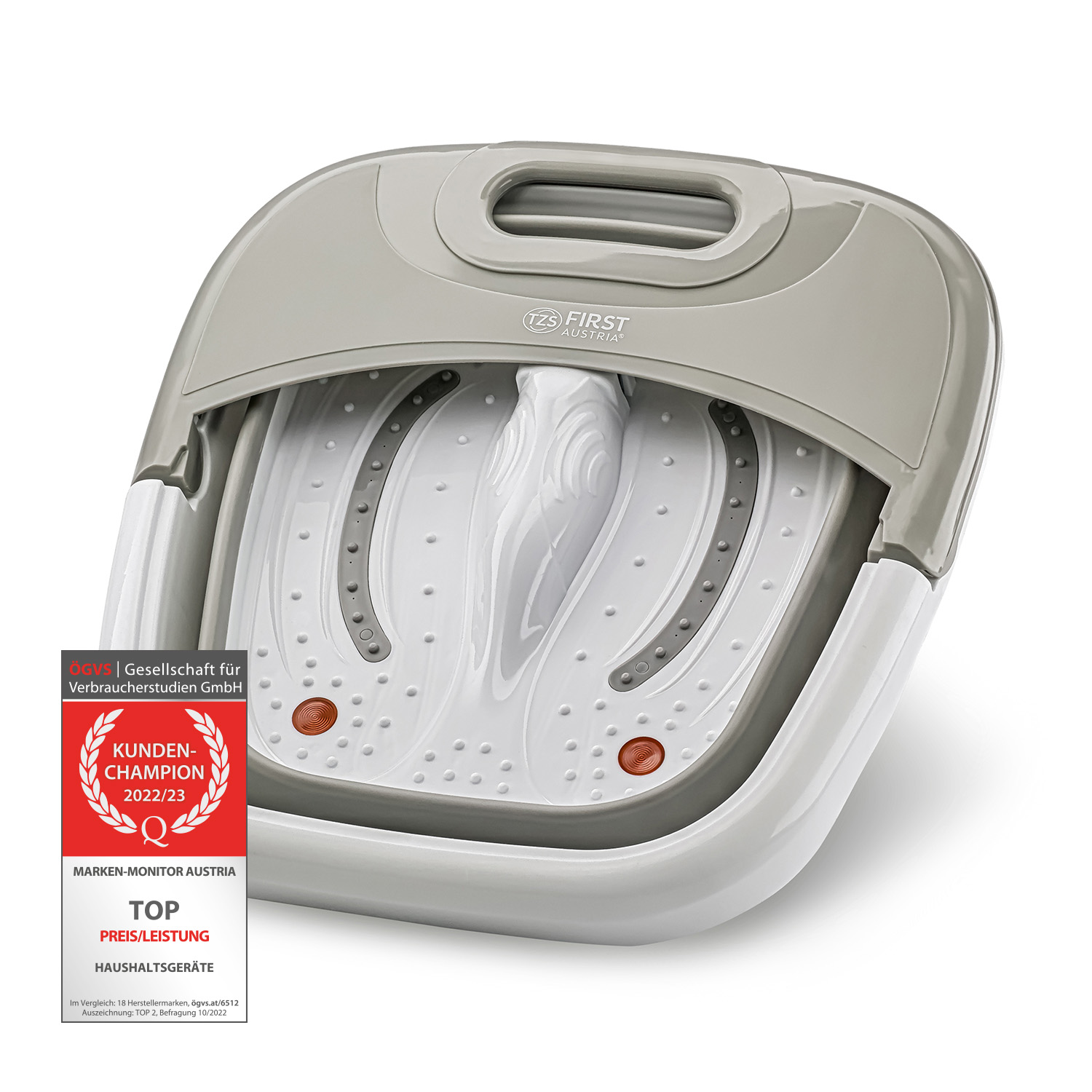 Massage foot bath | 450 watts | Infrared | Foldable