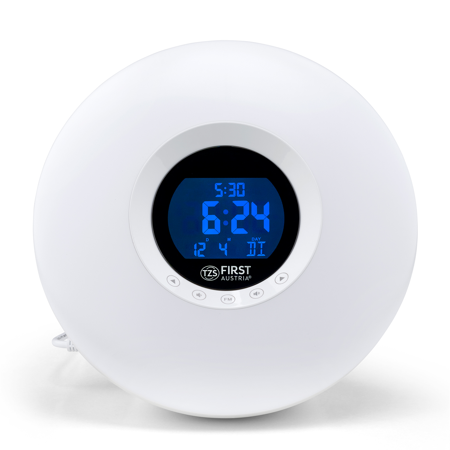Light alarm clock with radio | wake-up light | 8-colour light