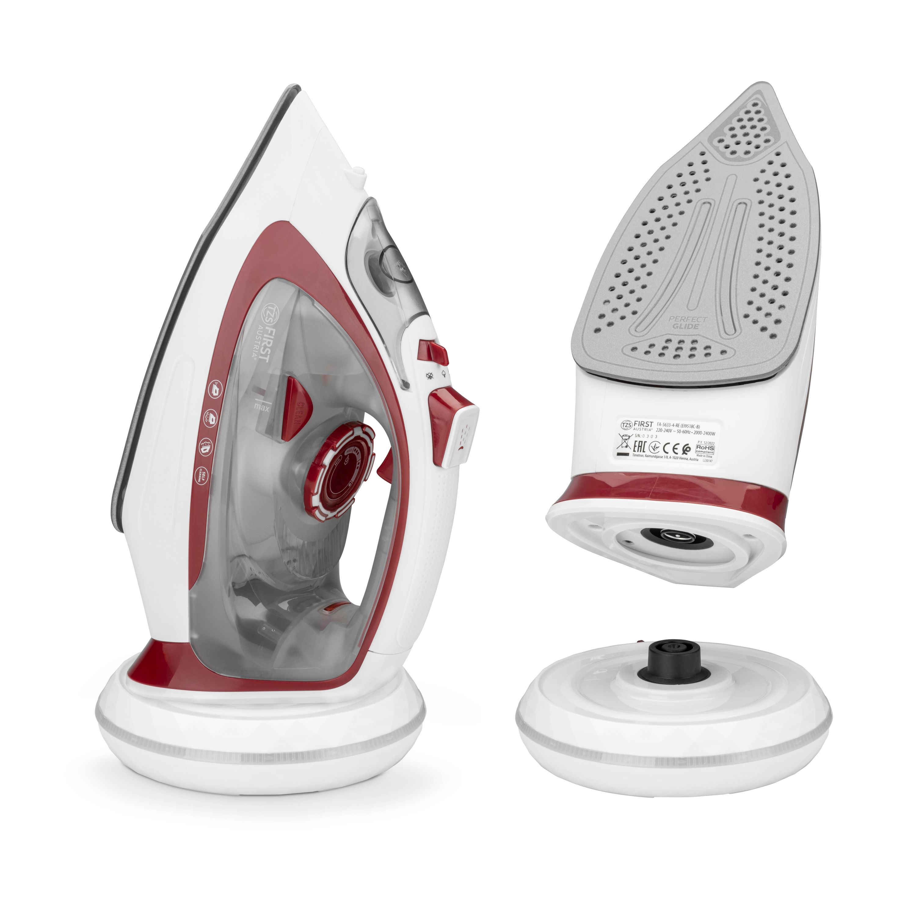 Steam iron | cordless with ironing station