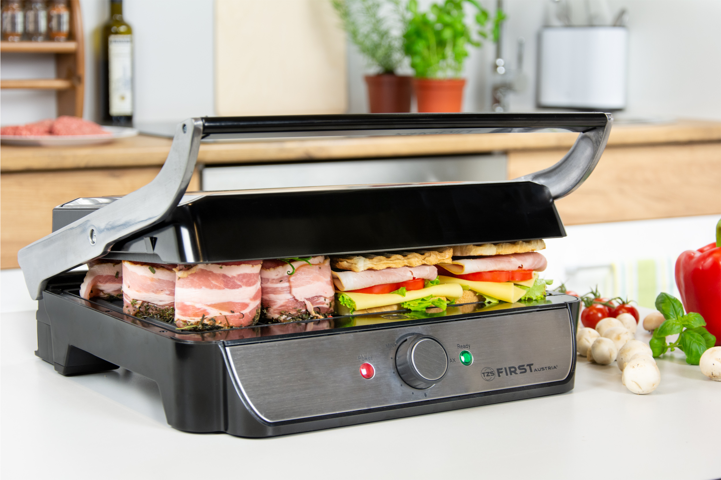 Table grill 2000 watts | 180 ° | Removable panels
