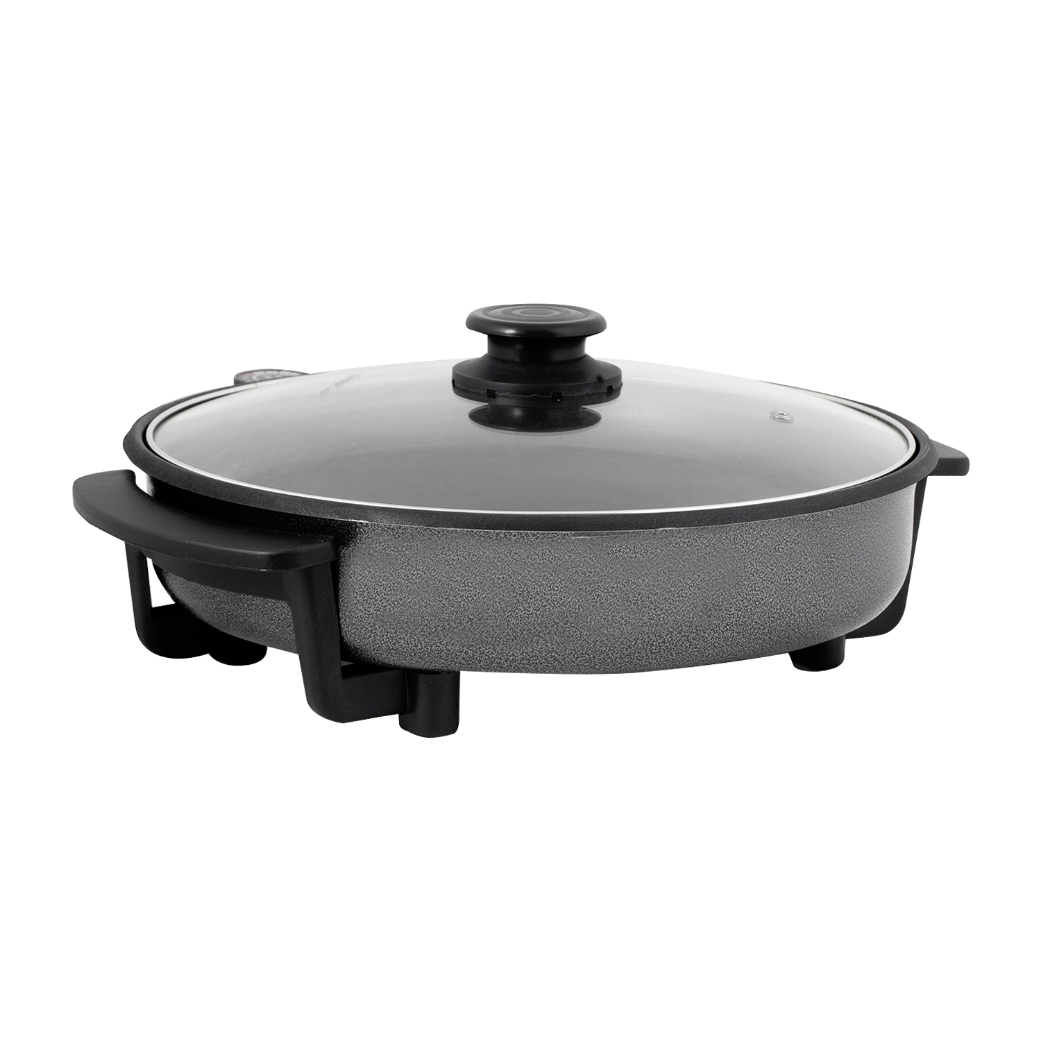 Pizza pan | 1500 W | glass lid