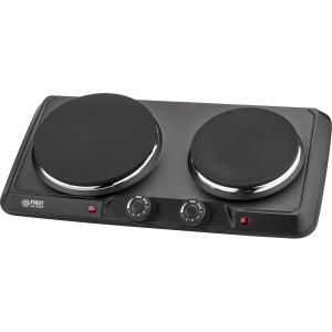 COOKING PLATE CAST IRON, DOUBLE, 2500W MAX, 18/15CM, ADJUST.