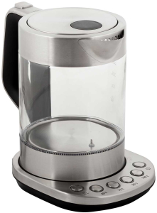 GLASS WATER KETTLE, 360°, 1.7L, MAX 2.200W