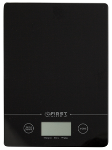 KITCHEN SCALE ELECTRONIC, CAP. 5KG/1G, BLACK