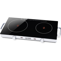 INFRARED COOKING PLATE, 2800W (1800W+1000W), 560x280MM GLASS