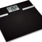 BODY FAT BATHROOM SCALE, DIGITAL, 150KG/100G, BLACK