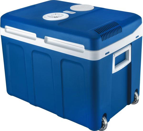 THERMOELECTRIC COOLING BOX, 45L(40L NET), E,AC/DC,TROLLEY