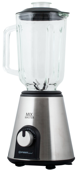 STAND BLENDER, 1.5L, 1000W, GLASS JAR, STAINLESS STEEL